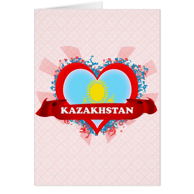 Vintage I Love Kazachstan (Voorkant)