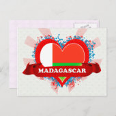 Vintage I Love Madagascar Briefkaart (Voorkant / Achterkant)