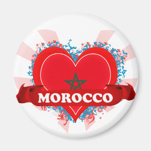Vintage I Love Marokko Magneet