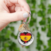Vintage I Love Spain Sleutelhanger (Hand)