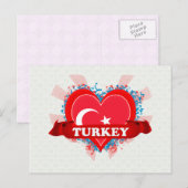 Vintage I Love Turkey Briefkaart (Voorkant / Achterkant)