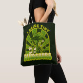 Vintage I Raise Tiny Dinosaurs  Tote Bag (Dichtbij)