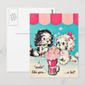 Vintage I "Soda" zoals jij Briefkaart (Voorkant / Achterkant)