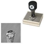 Vintage ice cream art rubberstempel (Gestempeld)