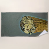 Vintage ice cream art strandlaken (Voorkant)