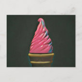 Vintage ice cream cone briefkaart (Voorkant)