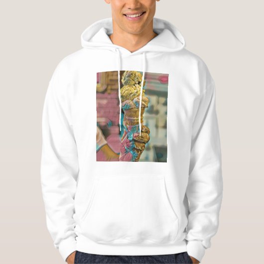 Vintage ice cream cone hoodie (Voorkant)