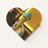 Vintage ice cream cone notitieboek (Achterkant)