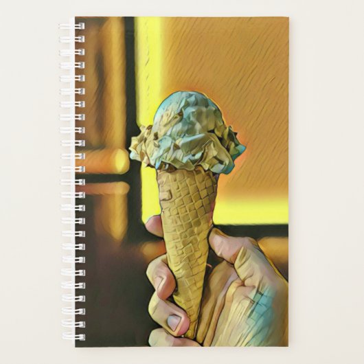 Vintage ice cream cone planner (Voorkant)