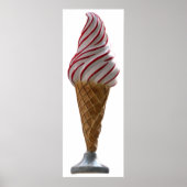 Vintage ice cream cone poster (Voorkant)