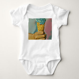 Vintage ice cream cone romper