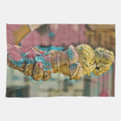 Vintage ice cream cone theedoek (Horizontaal)