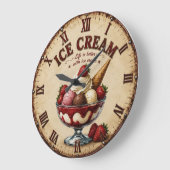 Vintage Ice Cream Sundae Grote Klok (Hoek)