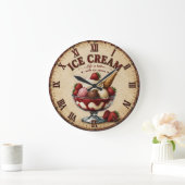Vintage Ice Cream Sundae Grote Klok (Huis)