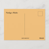 Vintage Idaho Map Briefkaart (Achterkant)