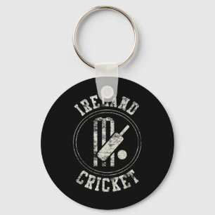 Vintage Ierland Cricket Logo Sleutelhanger