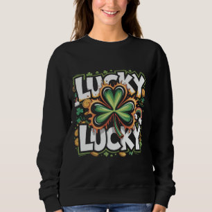 Vintage Iers Geluk T-Shirt St Patricks Dag, Gedist