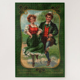 Vintage Ierse Dansen Grote Puzzel