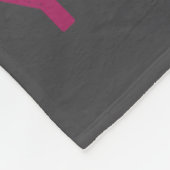 Vintage If It Doesn't Challenge You It Won't. Moti Fleece Deken (Hoek)