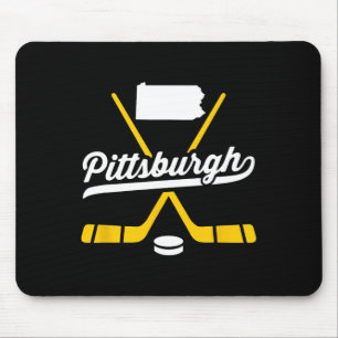Vintage ijshockeysticks Pittsburgh sportteam F Muismat