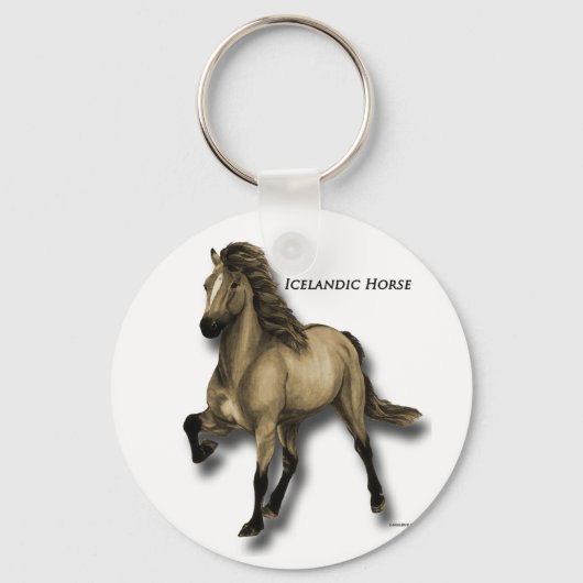 Vintage IJslands Sleutelhanger (Voorkant)
