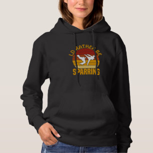 Vintage Ik Gier Sparring Zonsondergang Taekwondo M Hoodie