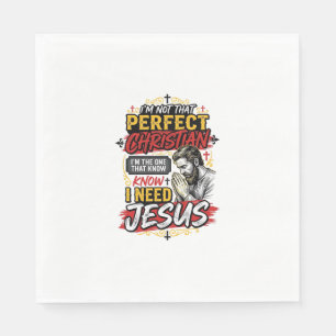 Vintage Ik heb Jezus Nodig Christelijk T-Shirt Ont Servet