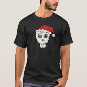 Vintage ik hoorde de kerstman op de weg tegen Chri T-shirt