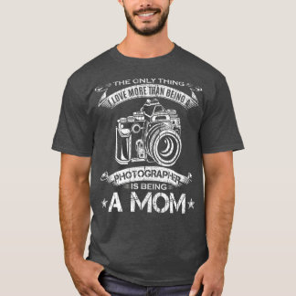 Vintage ik hou meer dan fotograaf zijn is t-shirt