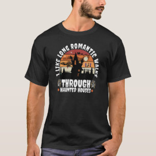Vintage ik hou van lange Romantische looptijden do T-shirt