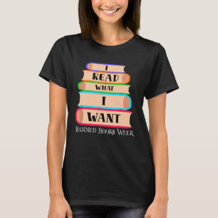 Vintage Ik Lees Wat Ik Wil Boek T-shirt