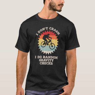 Vintage ik maak geen grapje over fietsen met bike  t-shirt