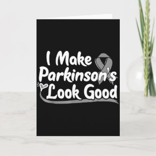 Vintage ik maak parkinson er goed uitzien met hart kaart