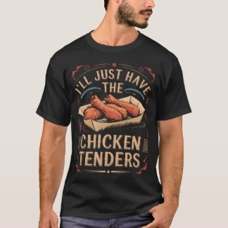 Vintage Ik Neem Alleen De Kipnuggets Snel T-shirt