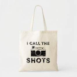 Vintage ik noem Grafisch van de Camera van Schoene Tote Bag
