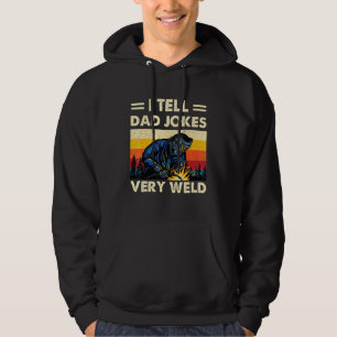 Vintage ik vertel papa Jokes heel erg lassen Hoodie