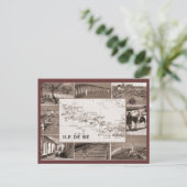 Vintage, Ile de Re Briefkaart (Staand voorkant)