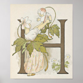 Vintage illustratie door Ottilia Adelborg Poster