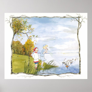 Vintage illustratie door Sibylle Von Olfers Poster