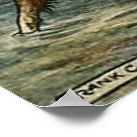 Vintage illustratie Frank C. Pape Poster (Hoek)