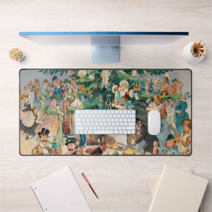 Vintage illustratie Puck's kerstboom, 1902 Bureaumat