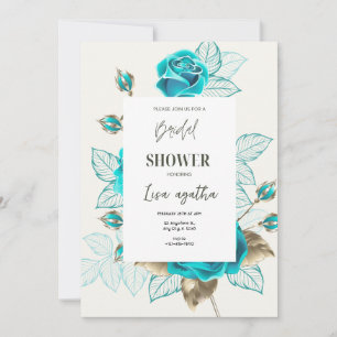 Vintage Illustratie Roos Vrijgezellenfeest A4 Kaart