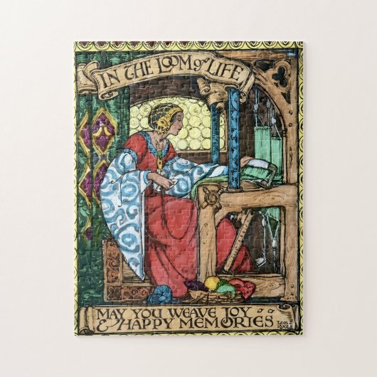 Vintage illustratie van het levensweb | Kunst & Am Legpuzzel (Verticaal)