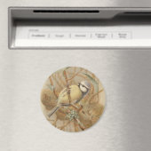 Vintage illustratie van pimpelmees magneet (Insitu (Vaatwasser))