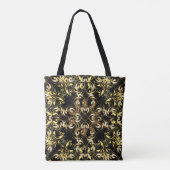 vintage illustration. Vintage seamless pattern on  Tote Bag (Achterkant)