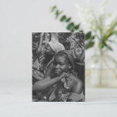 Vintage image, Afrika, Lady van Togo Briefkaart (Staand voorkant)