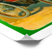 Vintage Image Couple en Antiek Poster auto (Hoek)