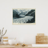 Vintage image, Frankrijk, Chamonix, Mont Blanc Poster (Keuken)