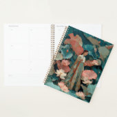Vintage Impasto Hanbok en Roze Lotus Planner (Display)