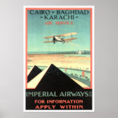 Vintage, Imperial Airways Poster (Voorkant)